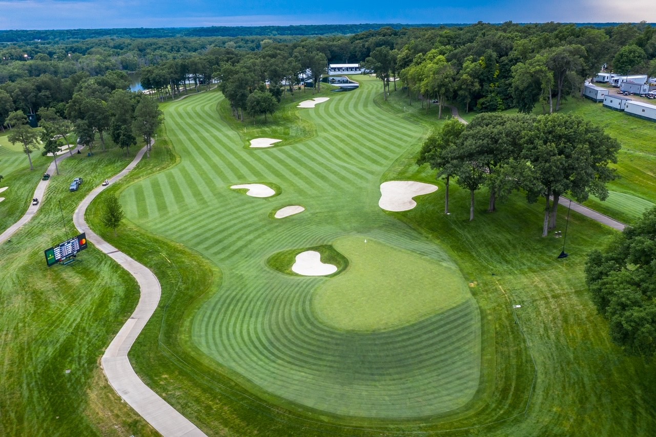 17 18 Stripes Aerial at Deere Run